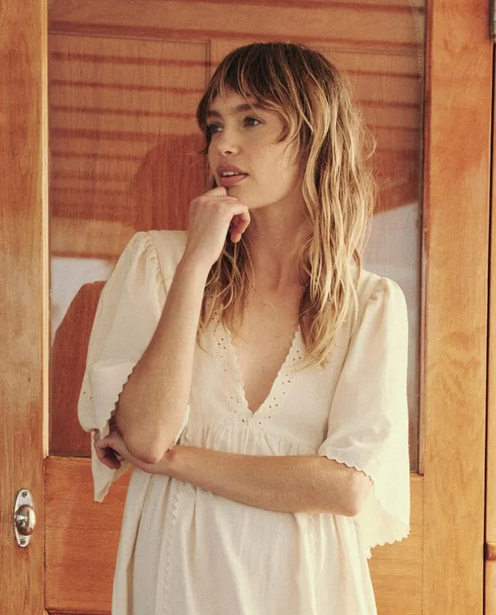 Collection The Great The Arbor Dress Cream