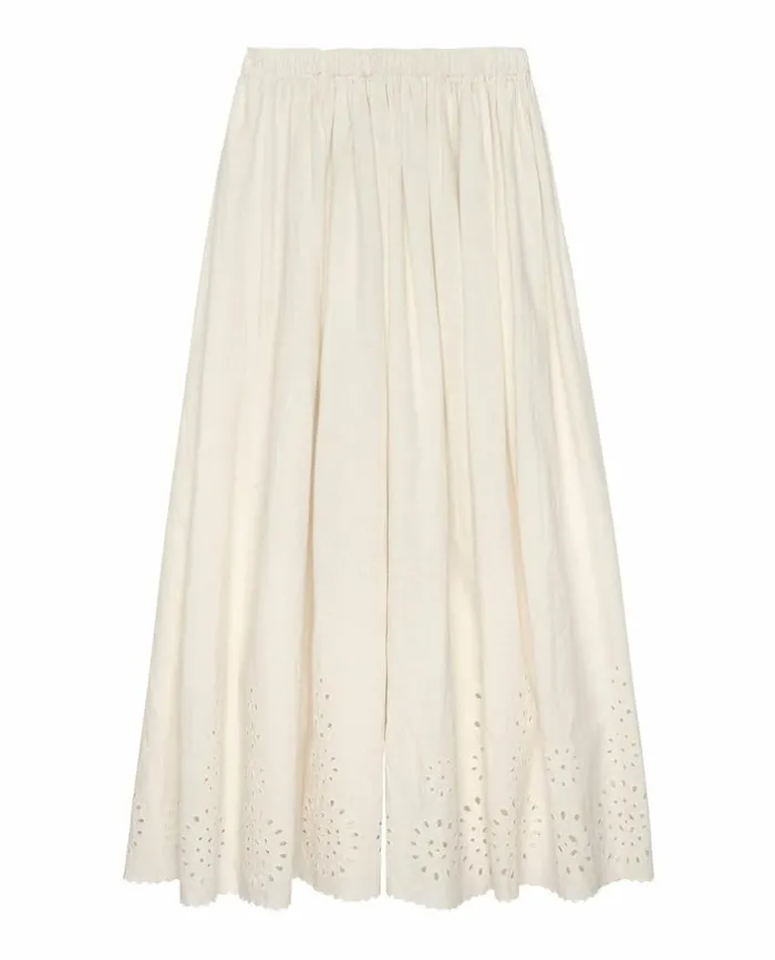 Collection The Great The Gather Skirt Cream