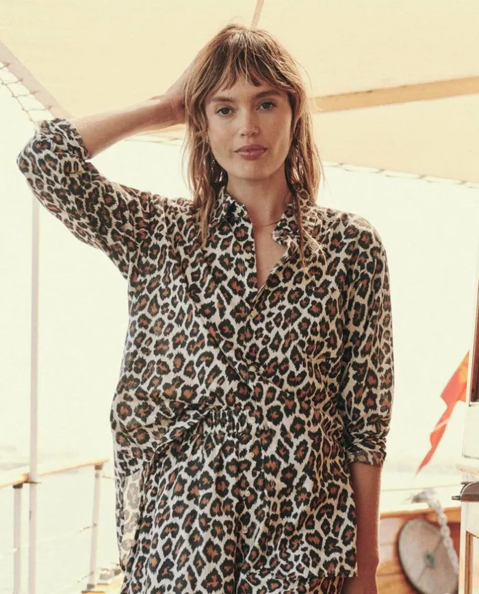 Collection The Great The Post Top Heritage Leopard