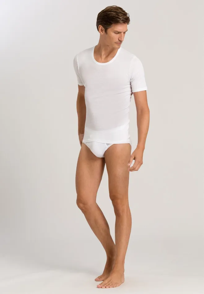 Cotton Brief White Men HANRO Briefs