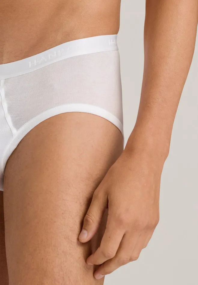 Cotton Brief White Men HANRO Briefs