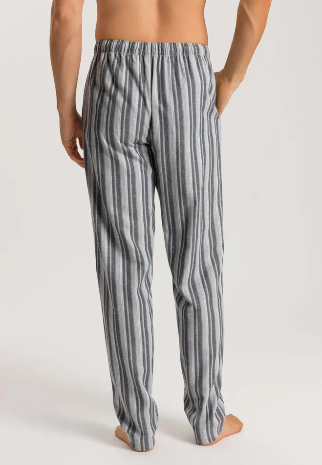 Cotton Drawstring Pajama Pants Moonlight Stripe Men HANRO Pajama Bottoms