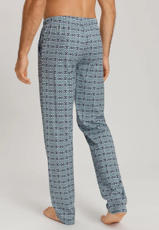 Cotton Drawstring Pajama Pants Tinted Mosaic Men HANRO Pajama Bottoms