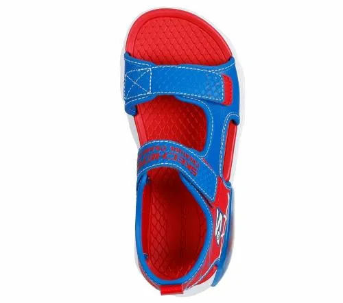 CreatureSplash 8211 Bugtacular Blue Red Kids SKECHERS Big Kids UK Sizes 36