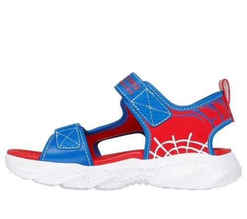 CreatureSplash 8211 Bugtacular Blue Red Kids SKECHERS Big Kids UK Sizes 36