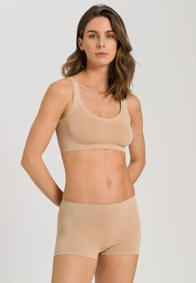 Crop Top Beige Women HANRO Wireless Bras