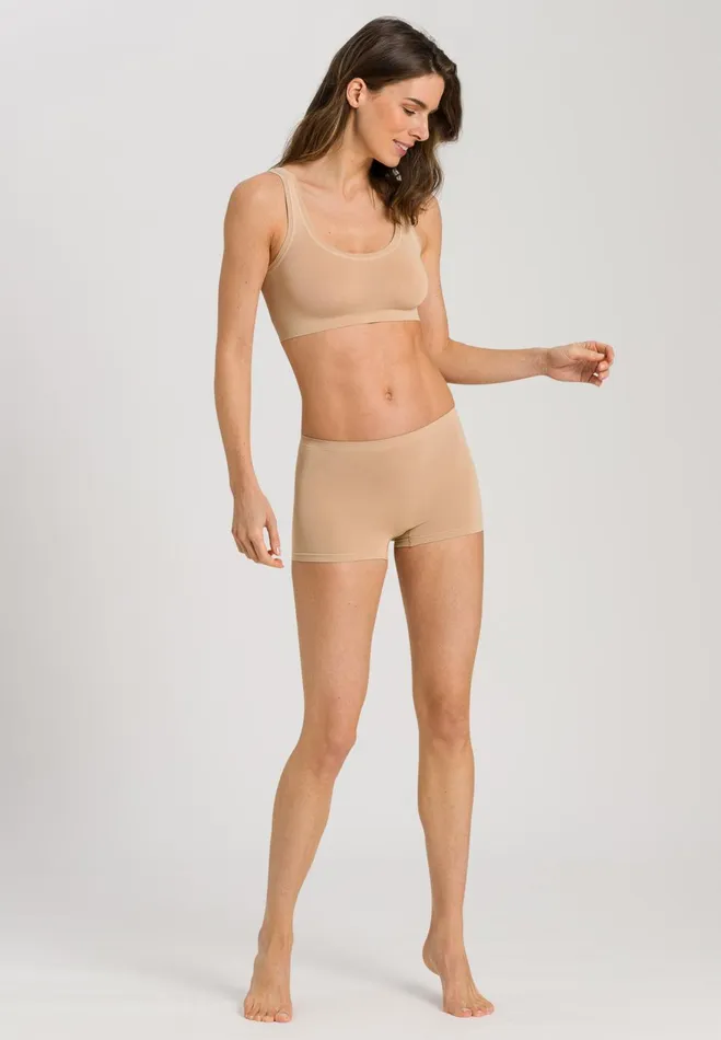 Crop Top Beige Women HANRO Wireless Bras