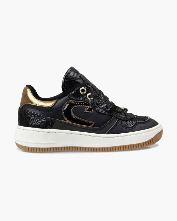 Cruyff Campo Low Blackblack Junior Sneakers