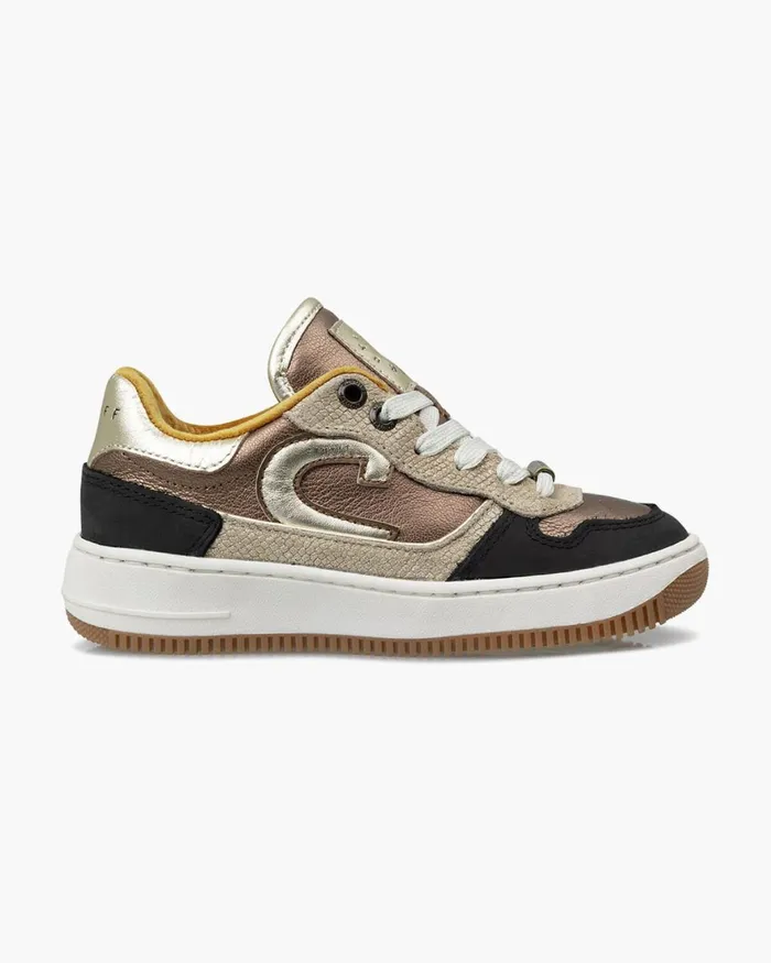 Cruyff Campo Low Brownblack Junior Sneakers