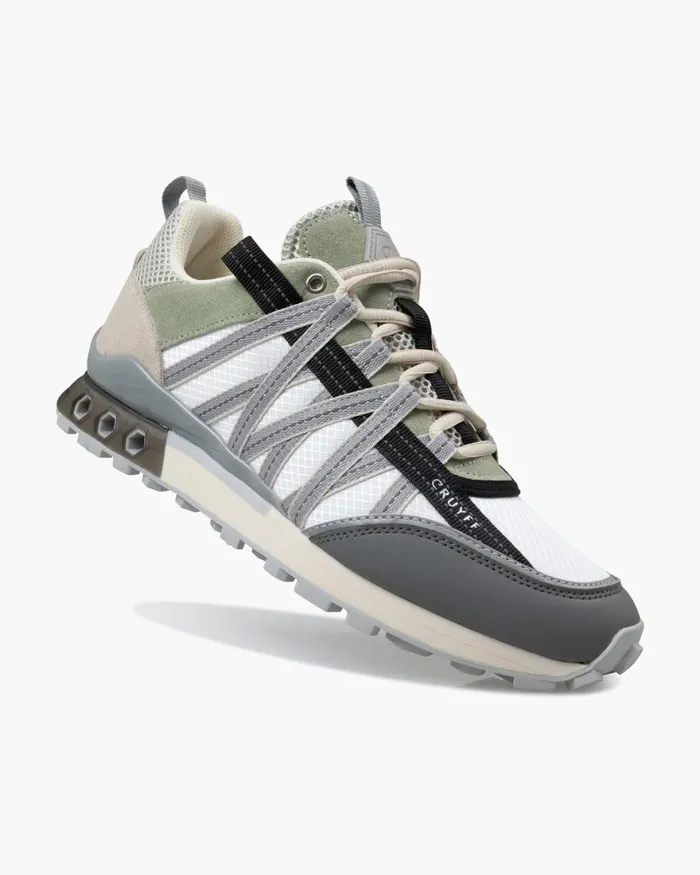 Cruyff Fearia HexTech Whitegreen Men Sneakers Cruyff Fearia HexTech Whitegreen Men Sneakers