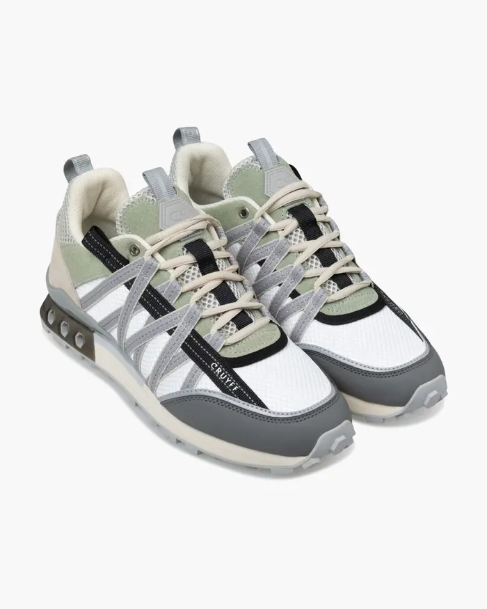 Cruyff Fearia HexTech Whitegreen Men Sneakers Cruyff Fearia HexTech Whitegreen Men Sneakers