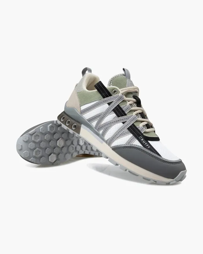Cruyff Fearia HexTech Whitegreen Men Sneakers Cruyff Fearia HexTech Whitegreen Men Sneakers