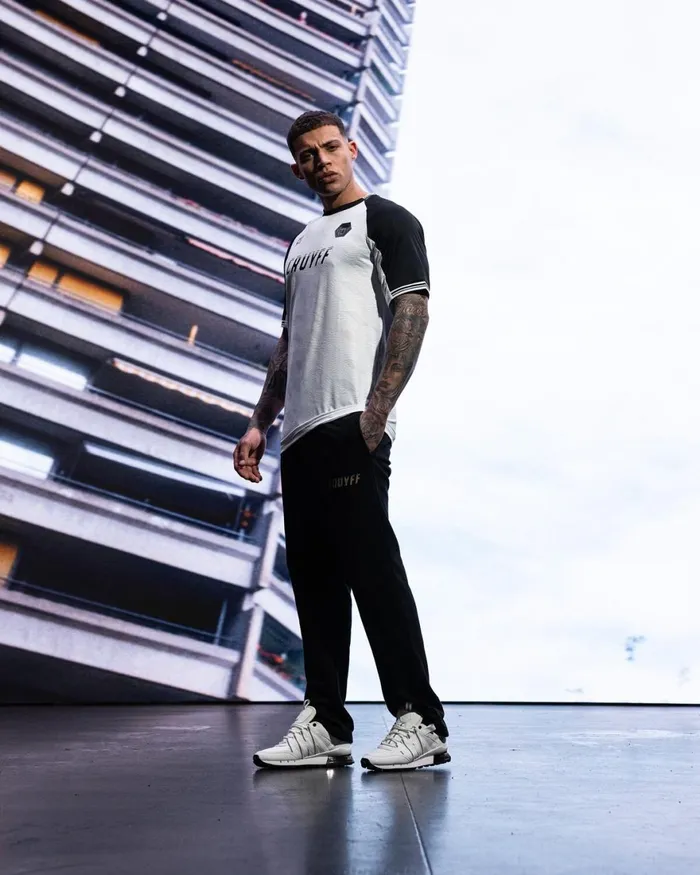 Cruyff League Joggers Black Men Bottoms