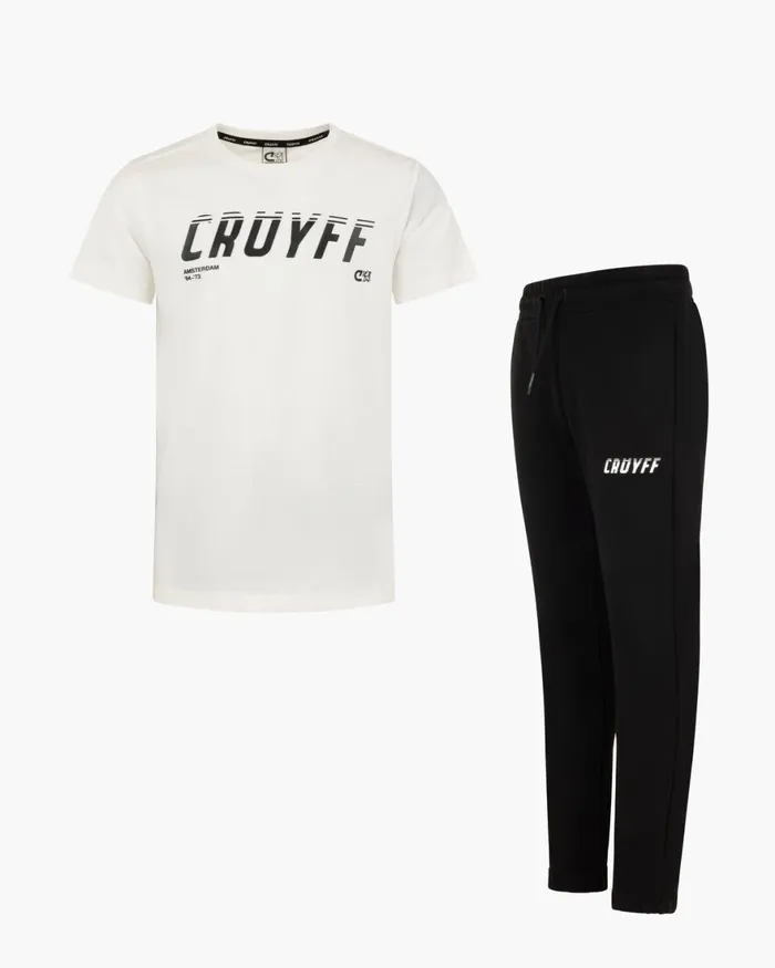 Cruyff League Tee White Junior Tshirts