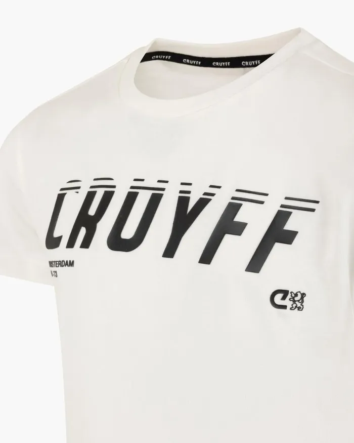 Cruyff League Tee White Junior Tshirts