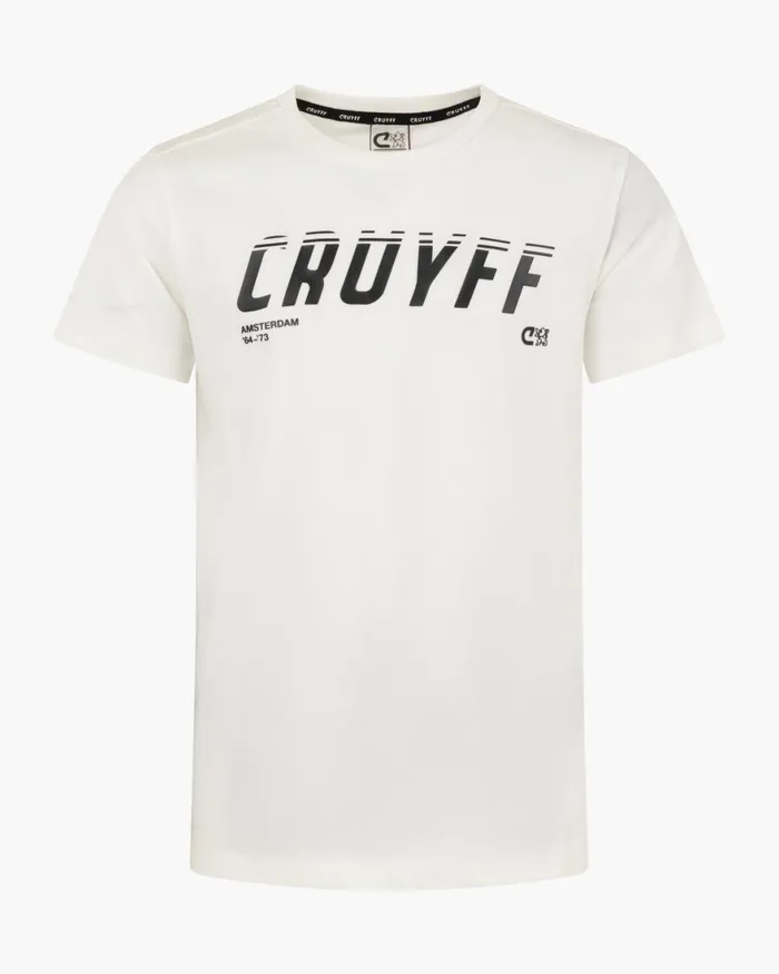 Cruyff League Tee White Junior Tshirts