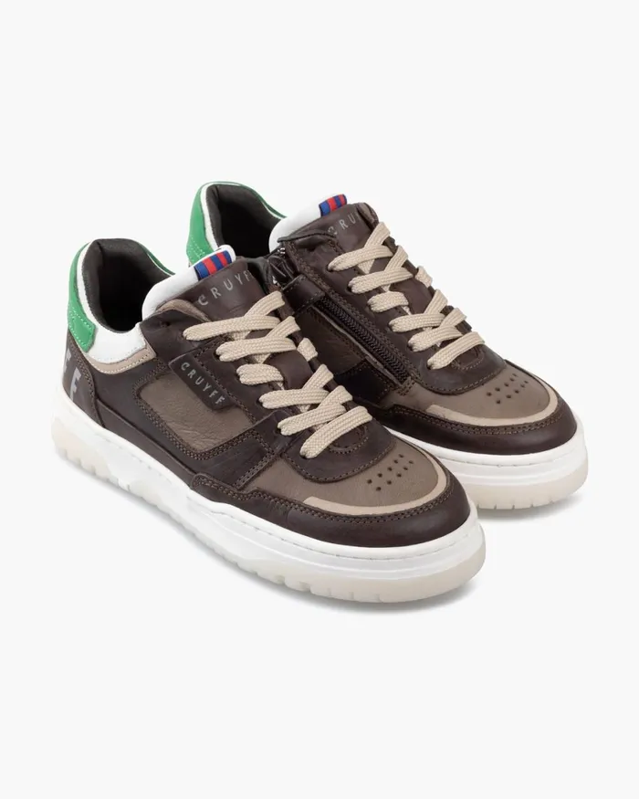 Cruyff Nemes Mid Brown Junior Sneakers