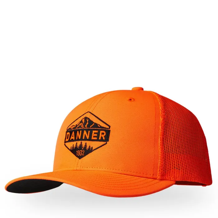 Danner Hats Danner Trucker Cap Blaze Orange 8211 MenWomen