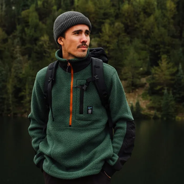 Danner Outerwear Danner X Topo Mountain Fleece Pullover 8211 Green 8211 MenWomen Danner Outerwear Danner X Topo Mountain Fleece Pullover 8211 Green 8211 MenWomen