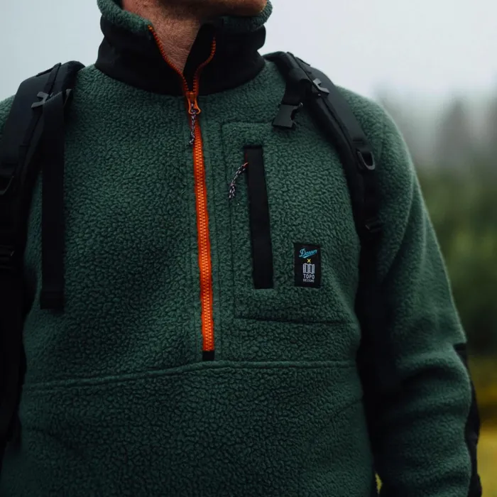 Danner Outerwear Danner X Topo Mountain Fleece Pullover 8211 Green 8211 MenWomen Danner Outerwear Danner X Topo Mountain Fleece Pullover 8211 Green 8211 MenWomen