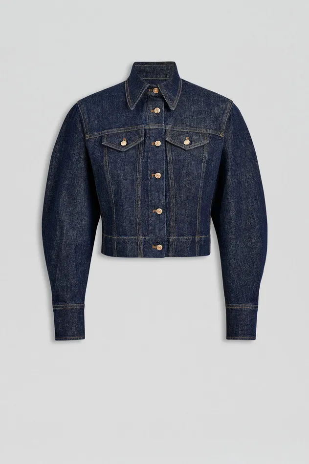 Denim DENIM JACKET INDIGOB 8211 Scanlan Theodore Women Denim DENIM JACKET INDIGOB 8211 Scanlan Theodore Women