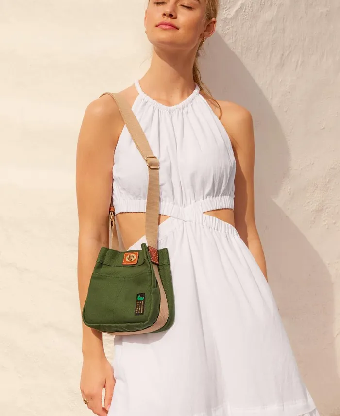 Dooney and Bourke Crossbodies Canvas Crossbody 20 Natural 8211 WomenMen