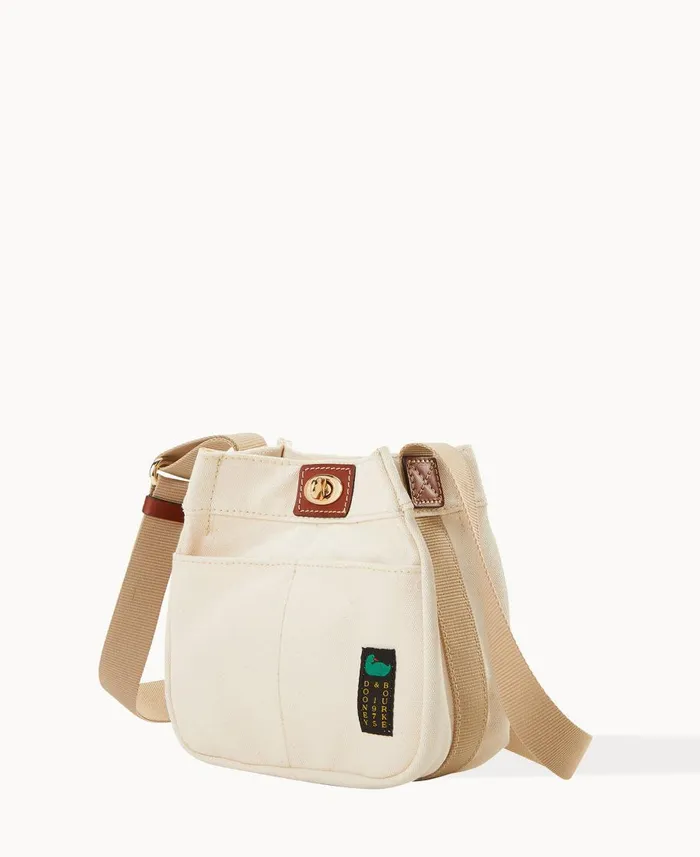 Dooney and Bourke Crossbodies Canvas Crossbody 20 Natural 8211 WomenMen