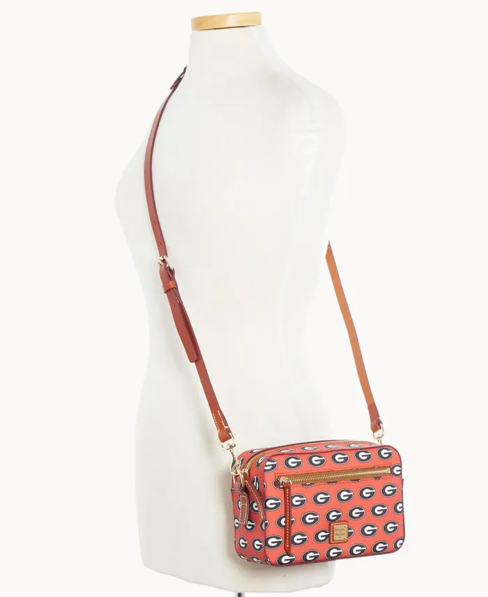 Dooney and Bourke Crossbodies Collegiate University Of Georgia Camera Zip Crossbody U Of Georgia 8211 WomenMen