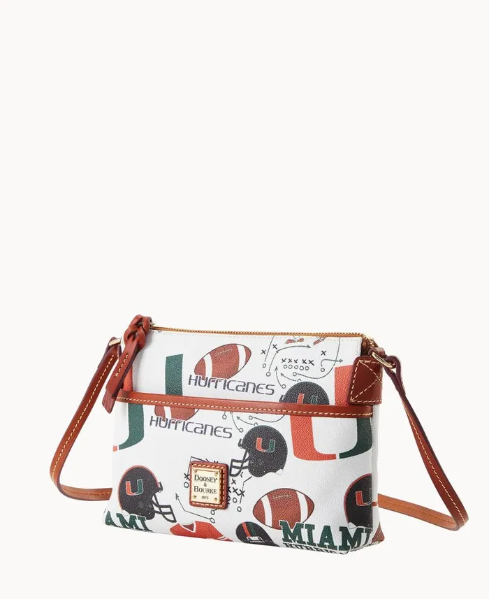 Dooney and Bourke Crossbodies Collegiate University Of Miami Ginger Crossbody U Of Miami 8211 WomenMen Dooney and Bourke Crossbodies Collegiate University Of Miami Ginger Crossbody U Of Miami 8211 WomenMen
