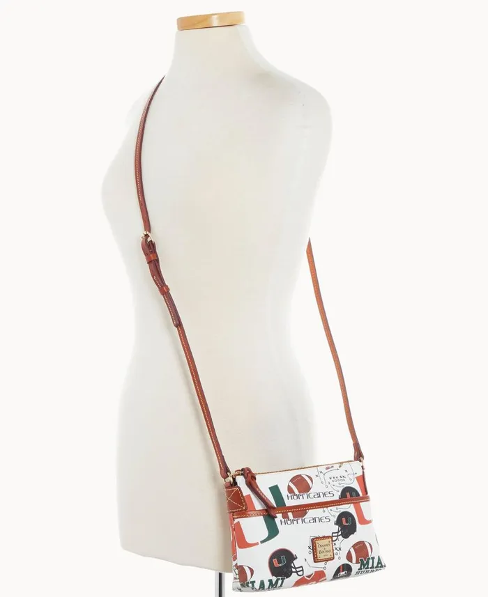 Dooney and Bourke Crossbodies Collegiate University Of Miami Ginger Crossbody U Of Miami 8211 WomenMen Dooney and Bourke Crossbodies Collegiate University Of Miami Ginger Crossbody U Of Miami 8211 WomenMen
