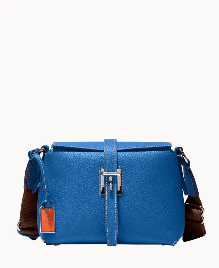 Dooney and Bourke Crossbodies Henrys Foldover Crossbody Blue 8211 WomenMen