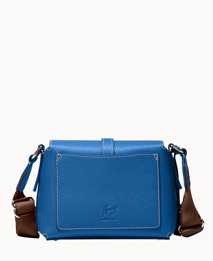Dooney and Bourke Crossbodies Henrys Foldover Crossbody Blue 8211 WomenMen