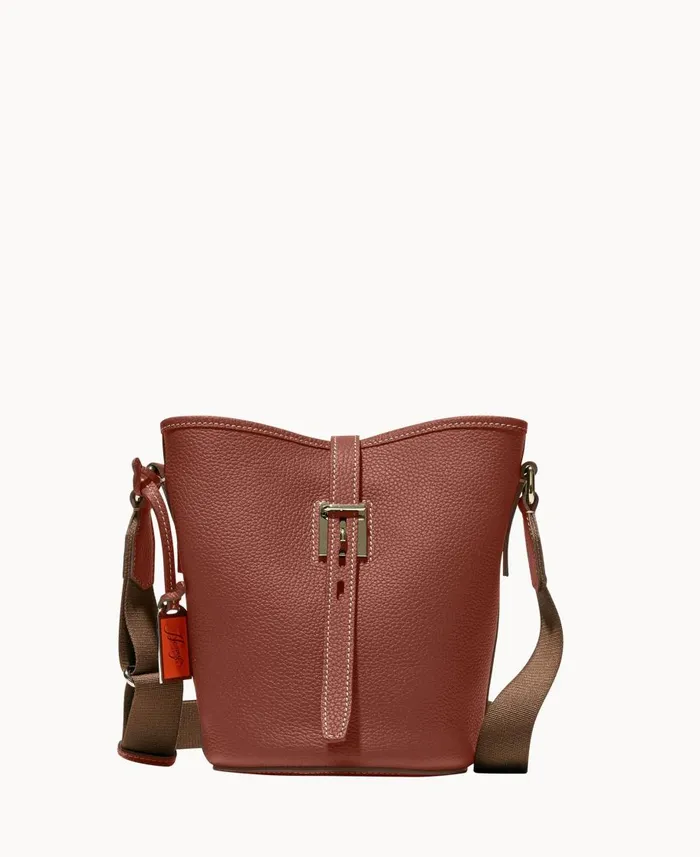 Dooney and Bourke Crossbodies Henrys Small Bucket Bag Chocolate 8211 WomenMen Dooney and Bourke Crossbodies Henrys Small Bucket Bag Chocolate 8211 WomenMen