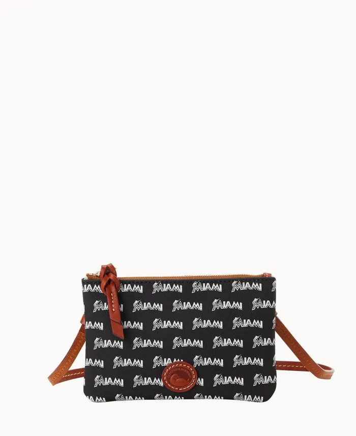 Dooney and Bourke Crossbodies MLB Marlins Top Zip Crossbody Marlins 8211 WomenMen Dooney and Bourke Crossbodies MLB Marlins Top Zip Crossbody Marlins 8211 WomenMen