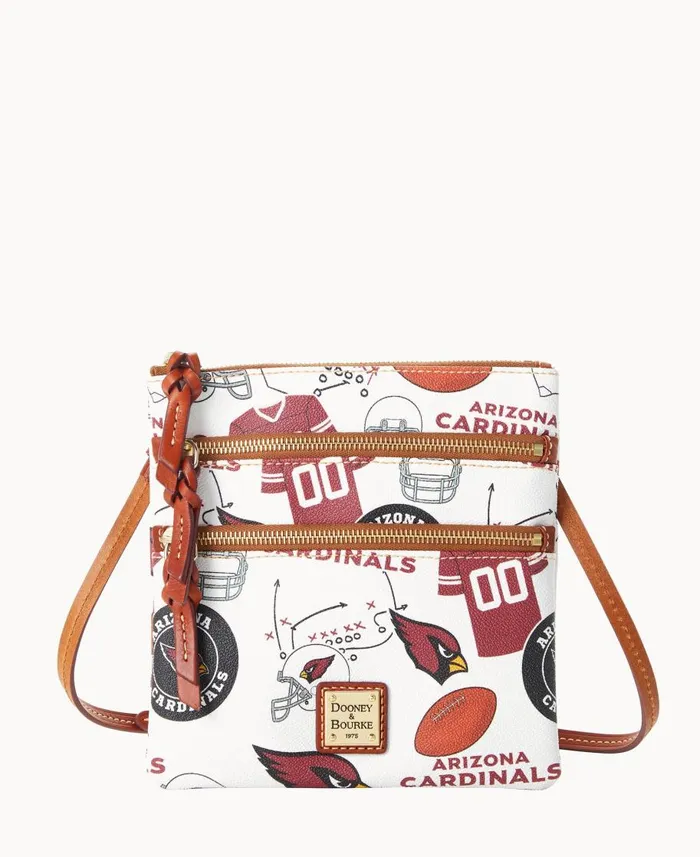 Dooney and Bourke Crossbodies NFL AZ Cardinals N S Triple Zip Crossbody Cardinals 8211 WomenMen Dooney and Bourke Crossbodies NFL AZ Cardinals N S Triple Zip Crossbody Cardinals 8211 WomenMen