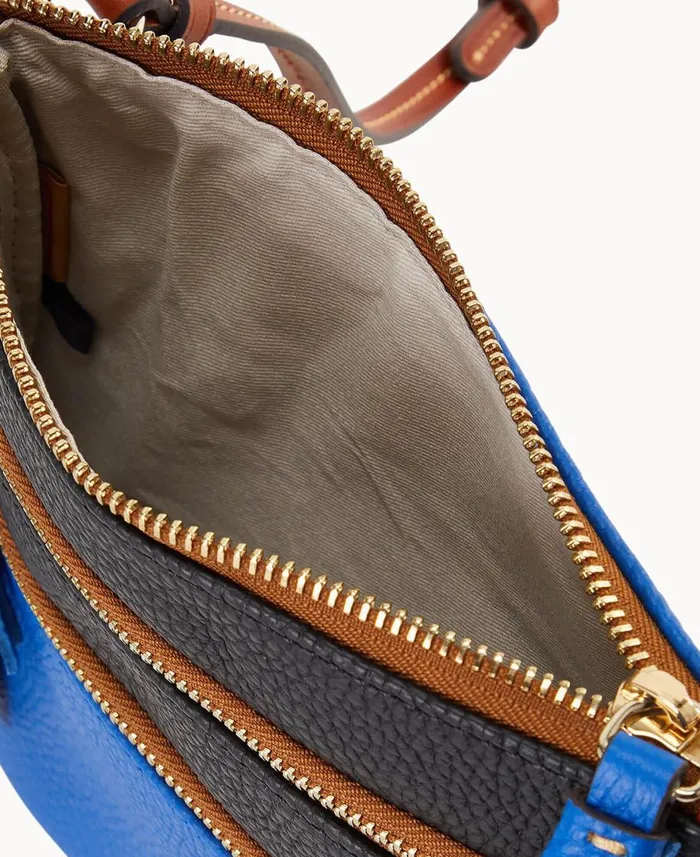 Dooney and Bourke Crossbodies NFL Colts Triple Zip Crossbody Colts 8211 WomenMen