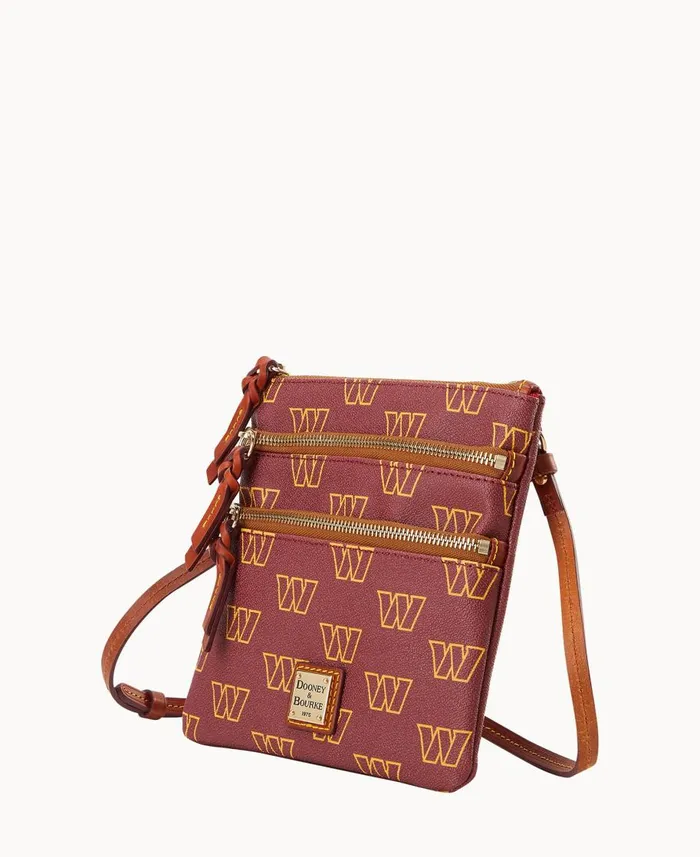 Dooney and Bourke Crossbodies NFL Commanders N S Triple Zip Crossbody Commanders 8211 WomenMen Dooney and Bourke Crossbodies NFL Commanders N S Triple Zip Crossbody Commanders 8211 WomenMen