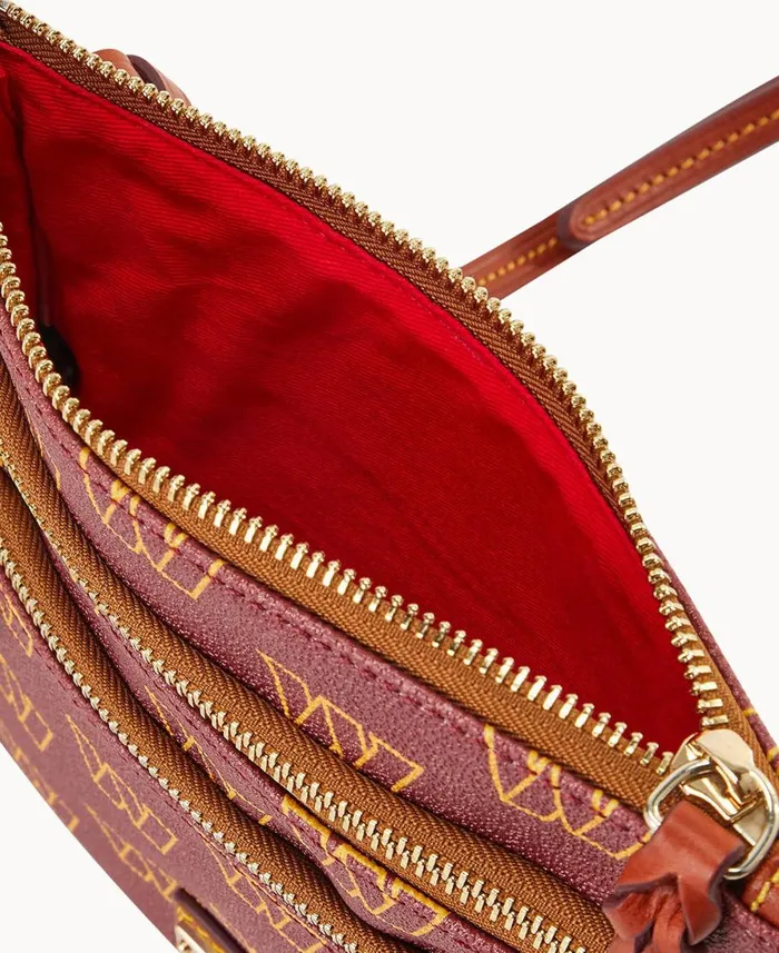 Dooney and Bourke Crossbodies NFL Commanders N S Triple Zip Crossbody Commanders 8211 WomenMen Dooney and Bourke Crossbodies NFL Commanders N S Triple Zip Crossbody Commanders 8211 WomenMen