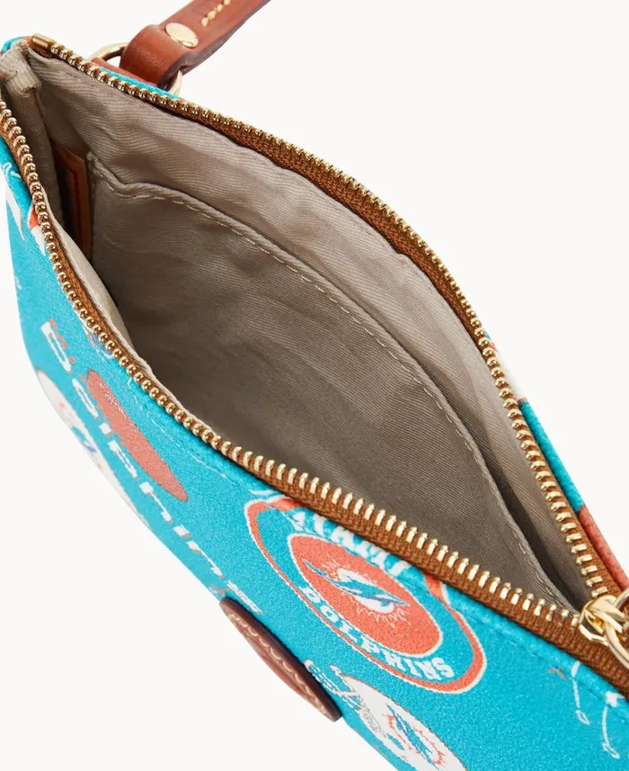 Dooney and Bourke Crossbodies NFL Dolphins Top Zip Crossbody Dolphins 8211 WomenMen Dooney and Bourke Crossbodies NFL Dolphins Top Zip Crossbody Dolphins 8211 WomenMen