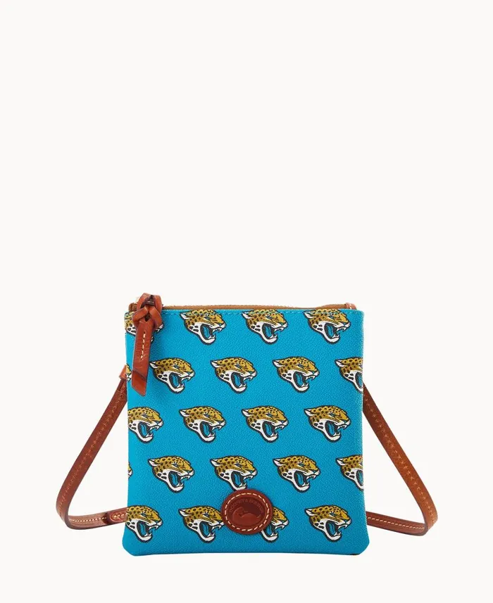 Dooney and Bourke Crossbodies NFL Jaguars Small North South Top Zip Crossbody Jaguars 8211 WomenMen Dooney and Bourke Crossbodies NFL Jaguars Small North South Top Zip Crossbody Jaguars 8211 WomenMen