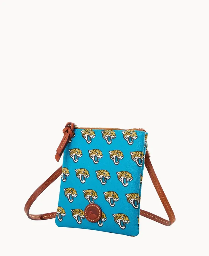 Dooney and Bourke Crossbodies NFL Jaguars Small North South Top Zip Crossbody Jaguars 8211 WomenMen Dooney and Bourke Crossbodies NFL Jaguars Small North South Top Zip Crossbody Jaguars 8211 WomenMen