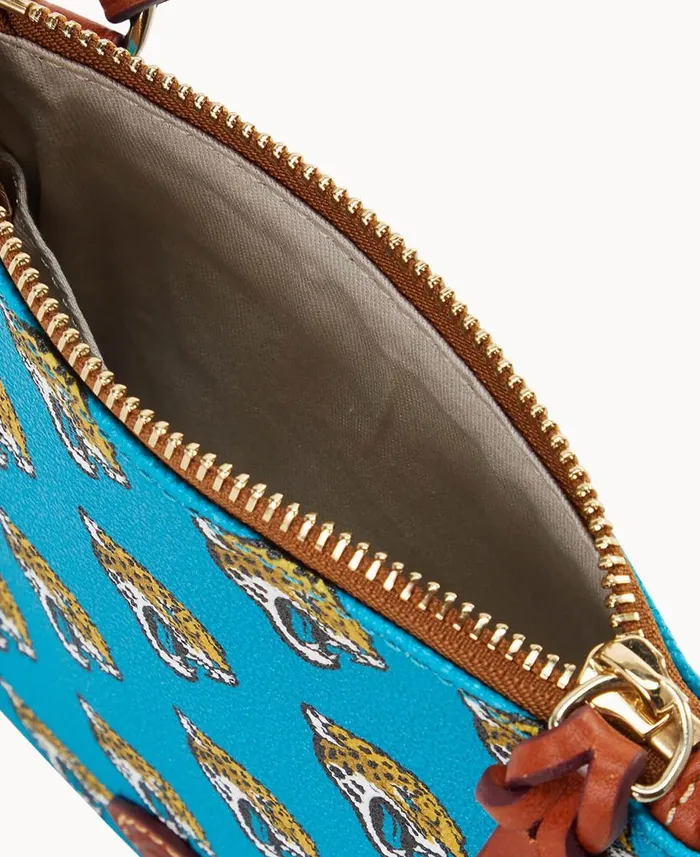 Dooney and Bourke Crossbodies NFL Jaguars Small North South Top Zip Crossbody Jaguars 8211 WomenMen Dooney and Bourke Crossbodies NFL Jaguars Small North South Top Zip Crossbody Jaguars 8211 WomenMen