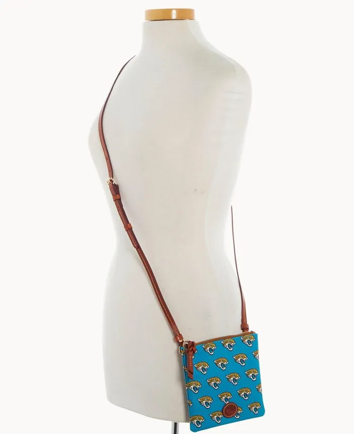 Dooney and Bourke Crossbodies NFL Jaguars Small North South Top Zip Crossbody Jaguars 8211 WomenMen Dooney and Bourke Crossbodies NFL Jaguars Small North South Top Zip Crossbody Jaguars 8211 WomenMen
