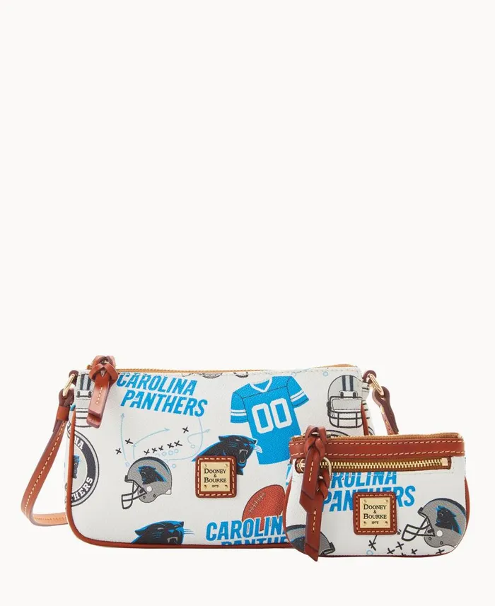 Dooney and Bourke Crossbodies NFL Panthers Lexi Crossbody Sm Coin Case Panthers 8211 WomenMen