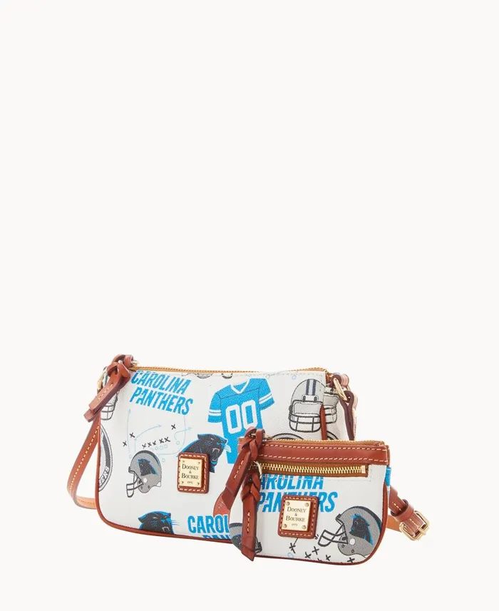 Dooney and Bourke Crossbodies NFL Panthers Lexi Crossbody Sm Coin Case Panthers 8211 WomenMen Dooney and Bourke Crossbodies NFL Panthers Lexi Crossbody Sm Coin Case Panthers 8211 WomenMen