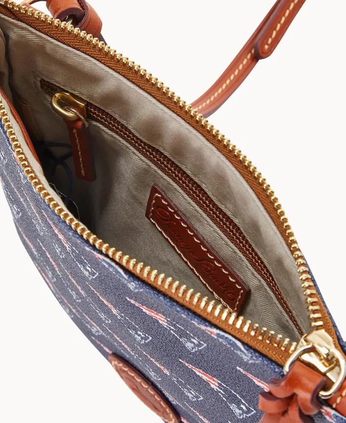 Dooney and Bourke Crossbodies NFL Patriots North South Top Zip Crossbody Patriots 8211 WomenMen Dooney and Bourke Crossbodies NFL Patriots North South Top Zip Crossbody Patriots 8211 WomenMen