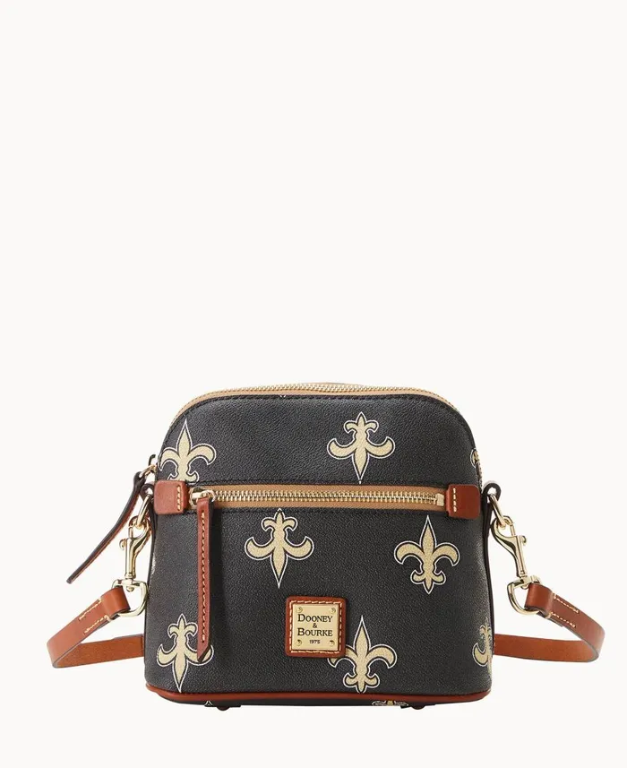 Dooney and Bourke Crossbodies NFL Saints Domed Crossbody Saints 8211 WomenMen