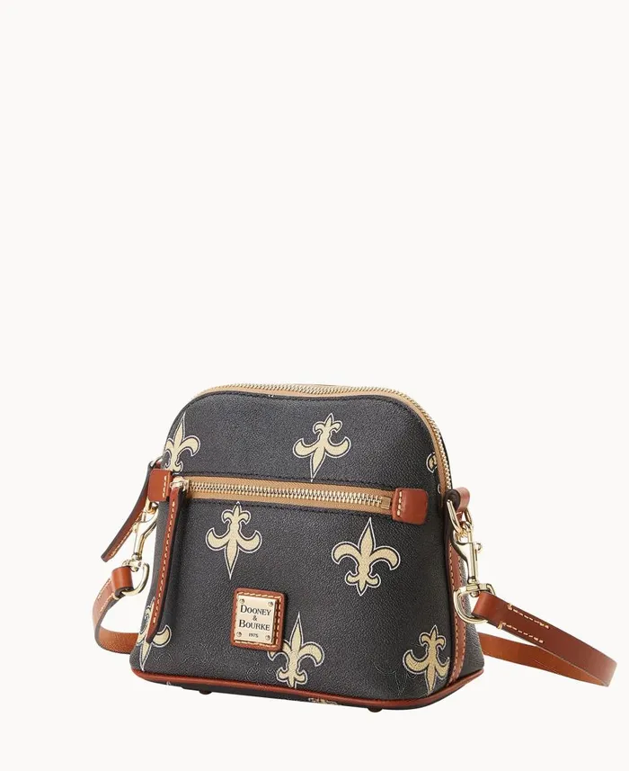 Dooney and Bourke Crossbodies NFL Saints Domed Crossbody Saints 8211 WomenMen Dooney and Bourke Crossbodies NFL Saints Domed Crossbody Saints 8211 WomenMen