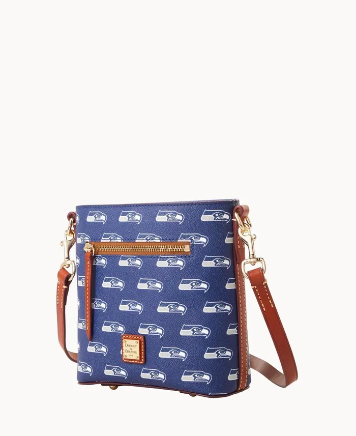 Dooney and Bourke Crossbodies NFL Seahawks Small Zip Crossbody Seahawks 8211 WomenMen