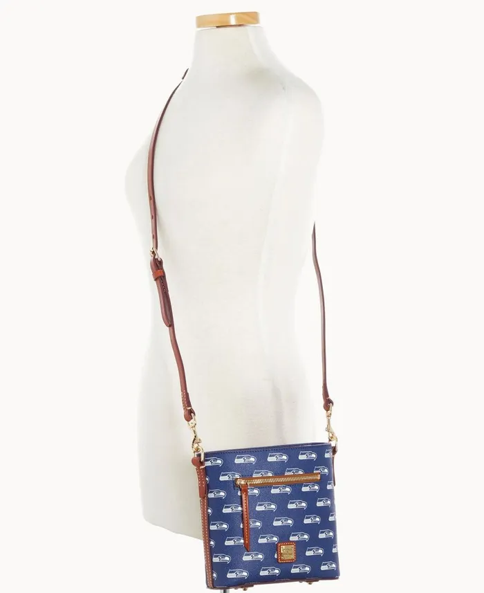Dooney and Bourke Crossbodies NFL Seahawks Small Zip Crossbody Seahawks 8211 WomenMen